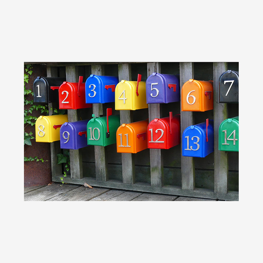 Colored Mailboxes, Vancouver, Canada