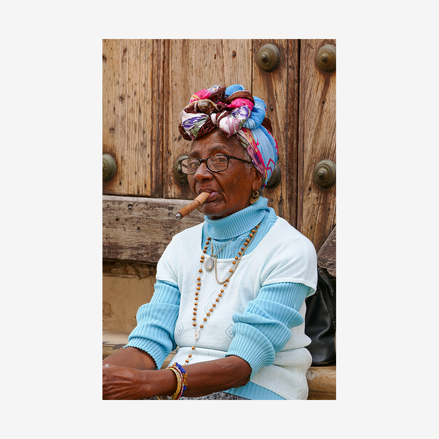 Cuban Woman with Cigar, Cuba