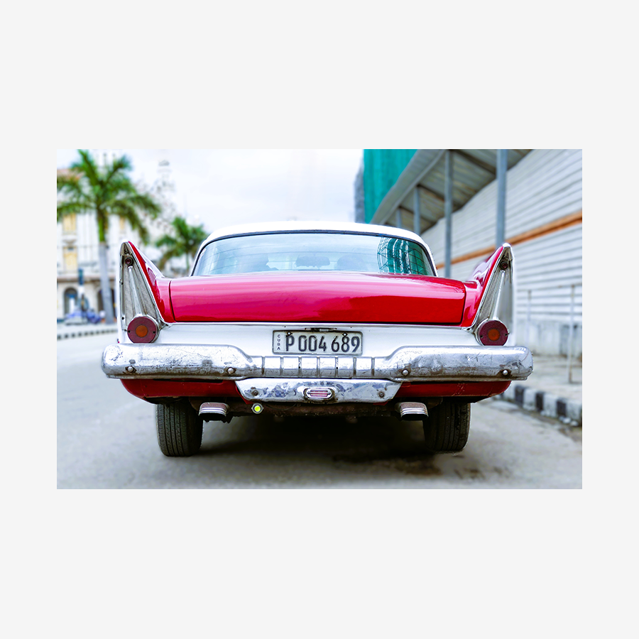 Classic Car Tail Fin, Cuba