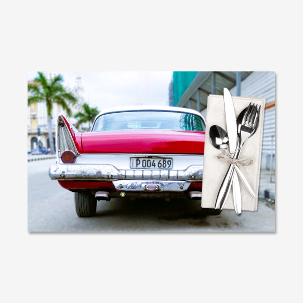 Classic Car Tail Fin, Cuba